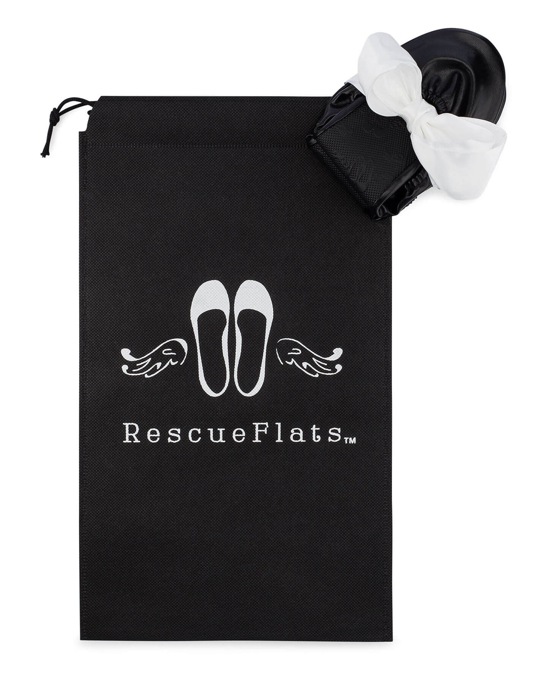 2026 November Pre-Order - 20 Pairs of Black Rescue Flats (BLACK Display Box)