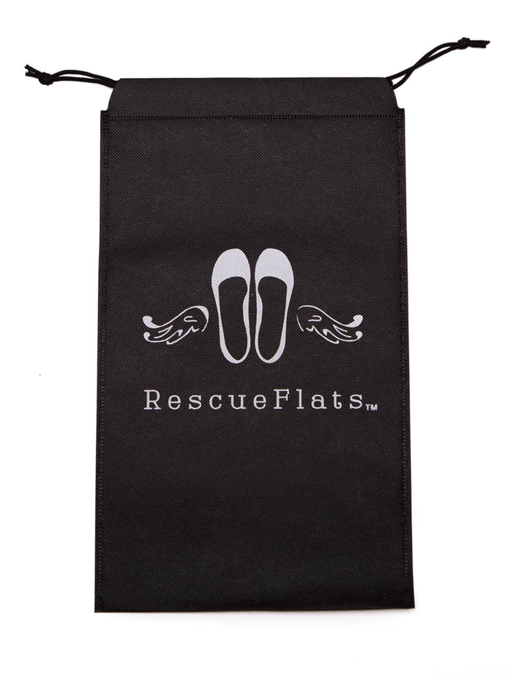 20 Pairs of Black Velvet Rescue Flats (BLACK Display Box)