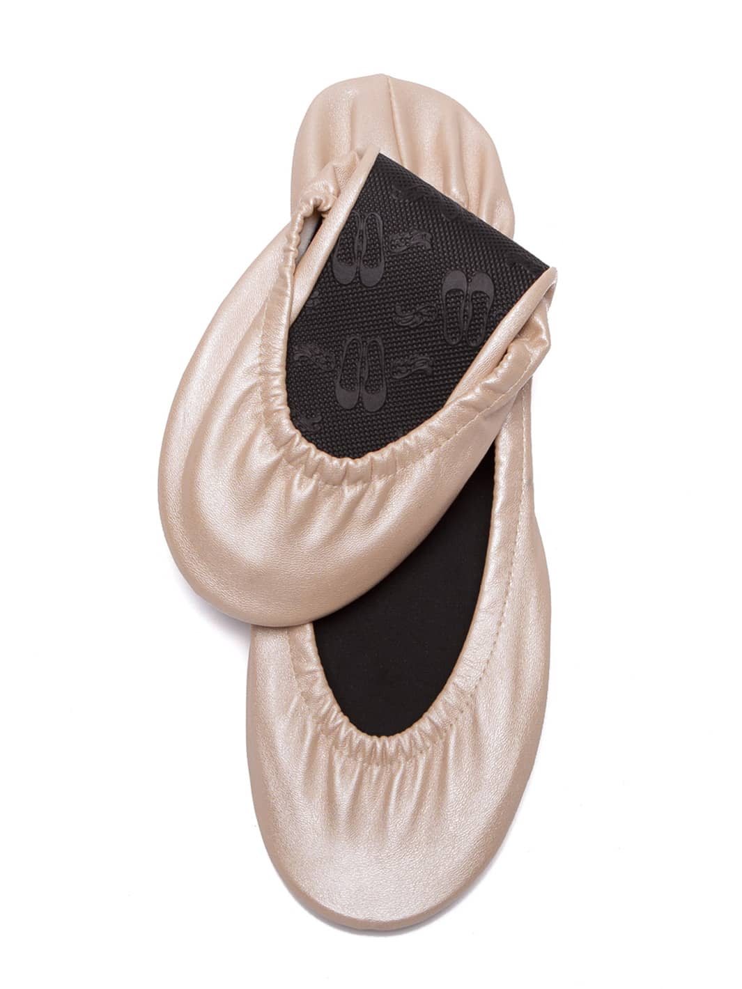 2026 September Pre-Order - 20 Pairs of Champagne Rescue Flats (Rose GOLD Display Box)