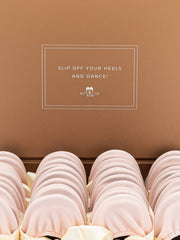 2025 September Pre-Order - 20 Pairs of Light Pink Velvet Rescue Flats (Rose GOLD Display Box)