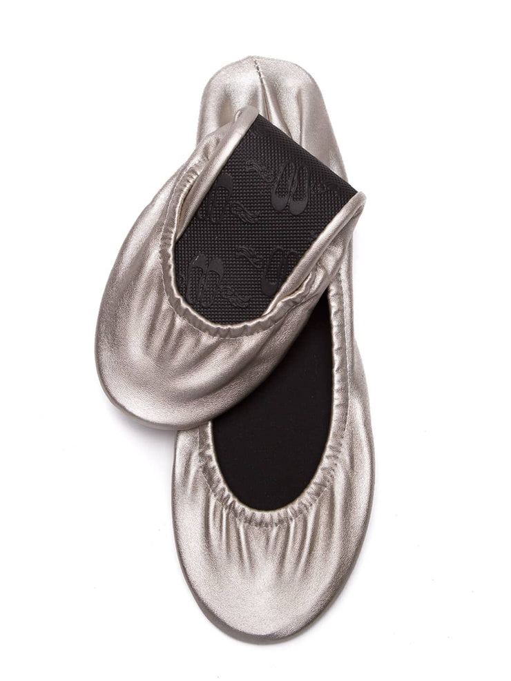 20 Pairs of Silver Rescue Flats (BLACK Display Box)
