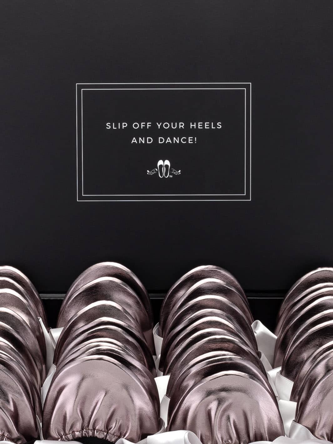 2026 June Pre-Order - 20 Pairs of Slate Rescue Flats (BLACK Display Box)