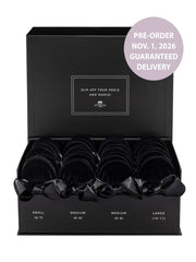 2026 November Pre-Order - 20 Pairs of Black Velvet Rescue Flats (BLACK Display Box)