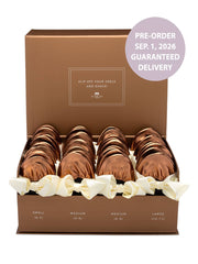 2026 September Pre-Order - 20 Pairs of Rose Gold Rescue Flats (Rose GOLD Display Box) (Copy)