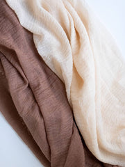 Taupe Wedding Guest Scarf Pack (20 Scarves)